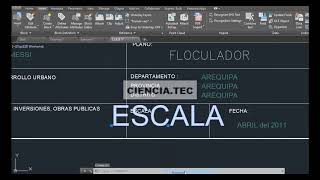 BLOQUES Y ATRIBUTOS  MEMBRETE AUTOCAD [upl. by Abocaj]