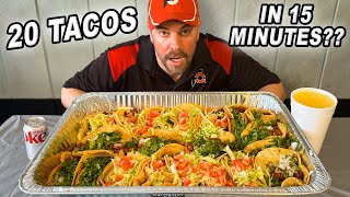 Toughest Undefeated Mexican Street Tacos Challenge Ive Ever Attempted for 100 CASH [upl. by Meunier]