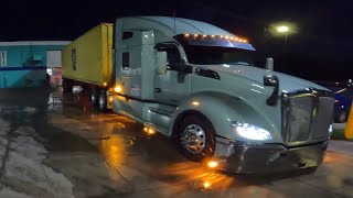 My POV getting my Semi Truck washed [upl. by Nnairb]