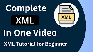 Complete Video of XML  XML Tutorial for Beginners  Sirf 10 Minute Me  Hindi  Xml [upl. by Mhoj]