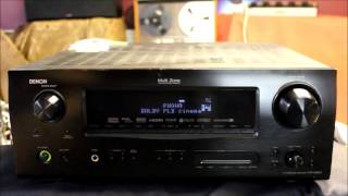 700 Watt Denon AVR 2308CI Receiver Demo [upl. by Hsu]