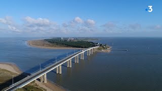 Noirmoutier  le pont reliant lîle au continent fête ses 50 ans [upl. by Llertnauq]