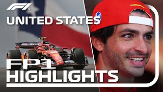 FP1 Highlights  2024 United States Grand Prix [upl. by Derreg]