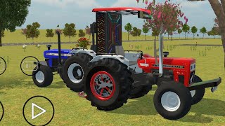 Swaraj 855 VS New Holland 3630 modified tractor mhan tochan mukabla 3D game vehicle powerful tractor [upl. by Huang371]