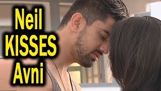 Naamkarann  Neil KISSES Avni  Neil Apologises Avni  Romantic Moments [upl. by Rohn534]