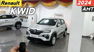 Renault Kwid AMT 2024 😍 मात्र ₹ 470 लाख से शुरु New Renault Kwid Reallife Review ❣️ [upl. by Dorella]