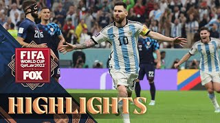 Argentina vs Croatia Highlights  2022 FIFA World Cup  Semifinals [upl. by Einnej72]