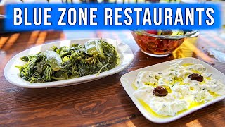 Trying Food at Blue Zone Restaurants of Ikaria Island Greece [upl. by Cacia165]