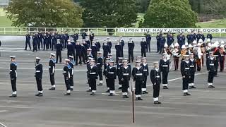 Royal Navy passingout parade Arms Drill at the Halt [upl. by Drye]