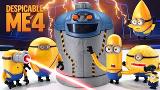 Unboxing EVERY Despicable Me 4 Mega Minions Action Figure Transformation Chamber Collection [upl. by Semela]