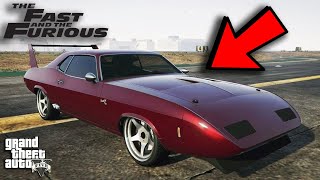 GTA 5 Dom Torettos Fast amp Furious 6 1969 Dodge Daytona  Bravado Gauntlet Classic Custom Build [upl. by Gnidleif961]