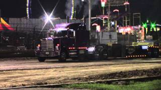 Allegany County Fair Semi Truck Pull 7 18 13 Mark Friedline [upl. by Ahsile437]