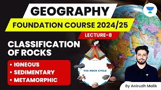 Classification of Rocks  Igneous Sedimentary and Metamorphic Rocks  Geography  Anirudh Malik [upl. by Amliw]