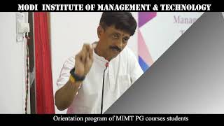 Orientation program of MIMT PG courses students [upl. by Jolenta]