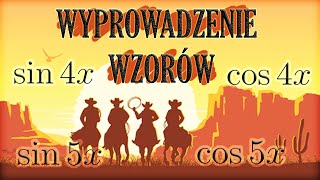 sin 4x cos 4x sin 5x cos 5x  wyprowadzenie wzorów [upl. by Luisa]