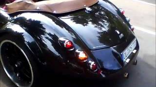 Wiesmann Roadster MF3 black  Revving Acceleration [upl. by Anavlis]