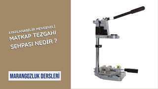 AYARLANABİLİR MENGENELİ MATKAP TEZGAHI SEHPASI NEDİR  Marangozluk Dersleri [upl. by Hnil11]