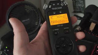 TASCAM DR05 Linear PCM Recorder [upl. by Nosmoht]