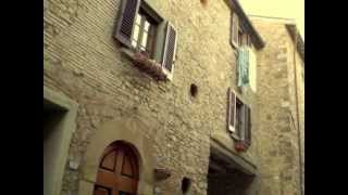 The typical village of Barberino Val dElsa Tuscany Italy [upl. by Pubilis]