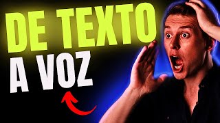 🔴DE TEXTO A VOZ CON IA  Voces REALES QUE MONETIZAN🎙️ [upl. by Ycnuahc790]