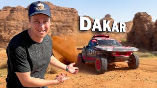 I flew to the DAKAR RALLY in Saudi Arabia [upl. by Anilrats]