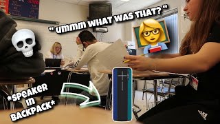 Blasting Moaning Sounds During Class PRANK [upl. by Dido119]