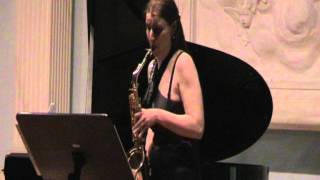 Tango etudes n 3 for solo saxophone [upl. by Aneekat]