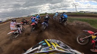 EPIC 125cc motocross BATTLE  10th to 1st [upl. by Nosrac]