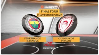 Championship Game Highlights Fenerbahce IstanbulOlympiacos Piraeus [upl. by Imogen]