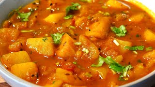 QUICK EASY amp TASTY POTATO CURRY  Delicious Aloo Curry No Onion Garlic Recipe [upl. by Irehs]