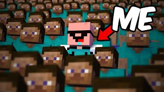 Going Undercover in a Minecraft Server for 24 Hours [upl. by Ociral301]