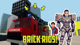 FATHER AND SON PLAY BRICK RIGS [upl. by Allene]