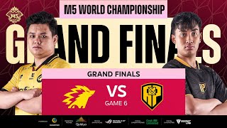 FIL M5 World Championship  Grand Finals  ONIC vs APBR  Game 6 [upl. by Anileuqcaj]