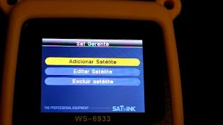 Satlink ws 6933 dvbs2 configuração Veja como adicionar satélite e tp [upl. by Wilmar]