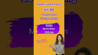 Shocking Part 1 How Much Vitamin Can Poison You HyperVitaminosis healthtips healthyliving [upl. by Bithia]