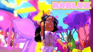 My First Day As A Fairy In Roblox Fairy world [upl. by Ahsirkal451]