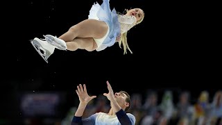 Knierim and Fraziers monster free skate takes US Nationals by storm  NBC Sports [upl. by Anihs]