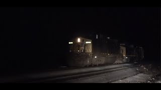 CSX 482 leads CSX M426 as it thunders upgrade at CP60 2224 [upl. by Tor]