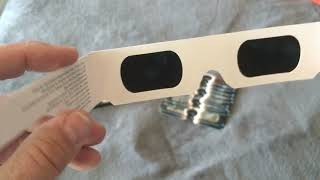 Begleri Solar Eclipse Glasses Review [upl. by Irrem131]