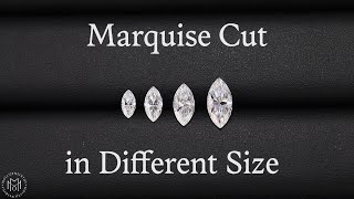 Marquise cut in different sizes and shown on the hand [upl. by Sara-Ann776]