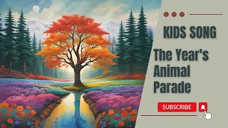 The Years Animal Parade  Core Ting List  Nursery Rhymes amp Kid Songs [upl. by Attevaj784]