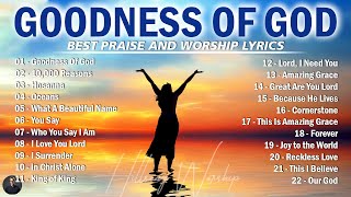 Hillsong Worship Christian Worship Songs 2024 🙏 Best Praise And Worship Lyrics Goodness Of God 101 [upl. by Clinton]