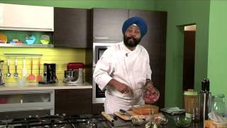 Microwave Kadai Chicken  Chef Harpal Sokhi [upl. by Ahker410]