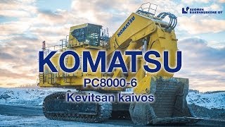 Komatsu PC8000 FS E  Kevitsan kaivoksella [upl. by Yanehc]