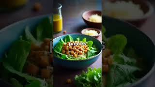 easy recipe for making a caesar salad [upl. by Zeuqirdor864]