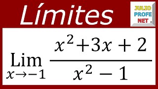 LÍMITES ALGEBRAICOS  Ejercicio 8 [upl. by Shoshana691]