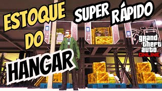 COMO ENCHER ESTOQUE DO HANGAR SUPER RÁPIDO GTA ONLINE [upl. by Gader]