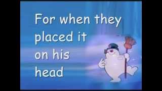 Frosty the Snowman with lyrics [upl. by Tingey122]