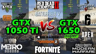 GTX 1050 Ti vs GTX 1650 Super  12 Games Tested  Side by Side  Benchmarks [upl. by Haleemaj]