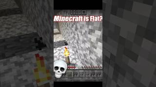 Proof is Minecraft Flat 🤫 shorts [upl. by Elman]